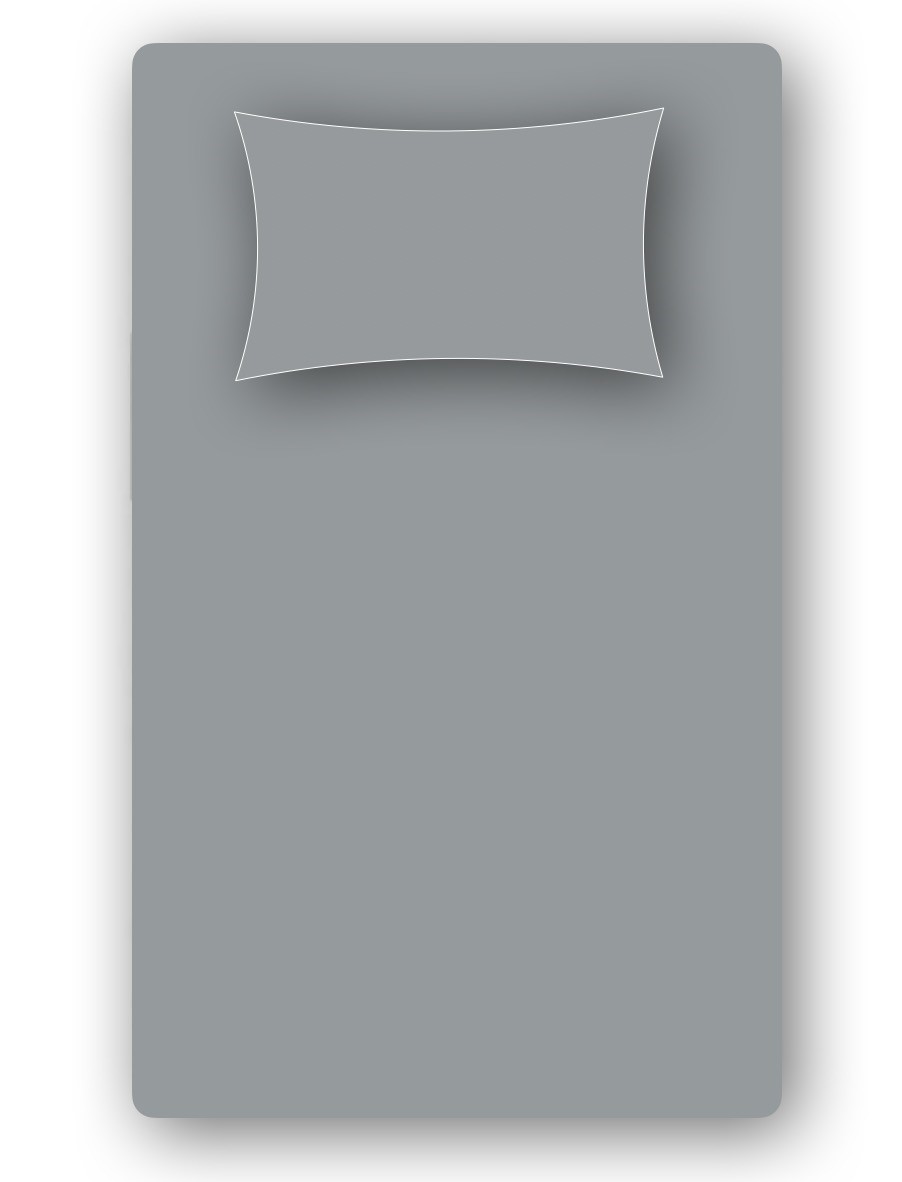 3 Pc. Jersey Knit Cot Sheet Set-Grey